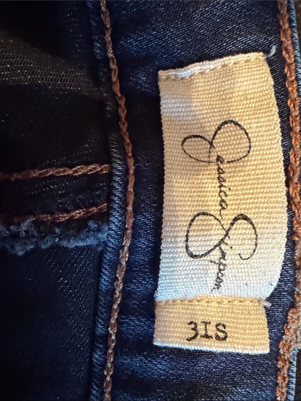 Jessica Simpson Dark Indigo Skinny Jeans - Picture 3 of 5